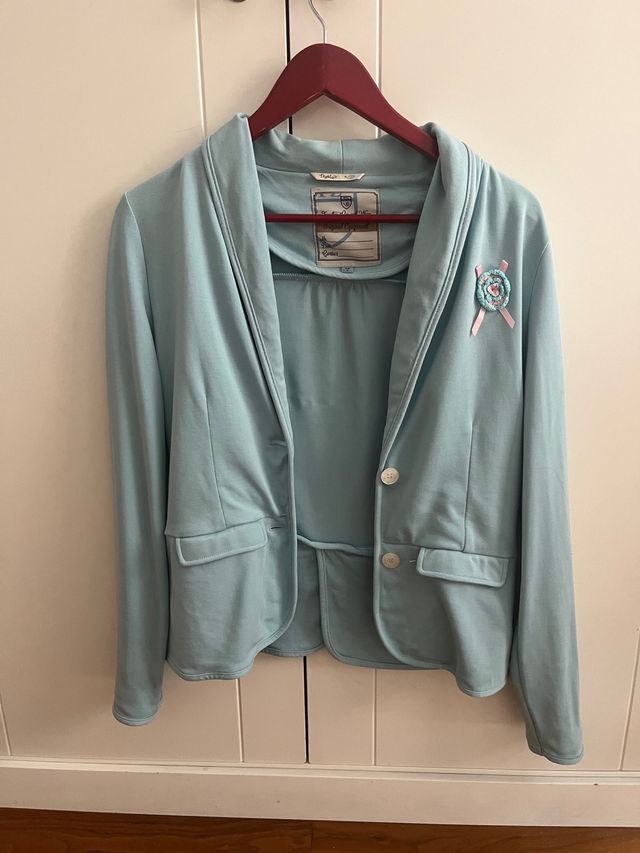 Blazer niña celeste