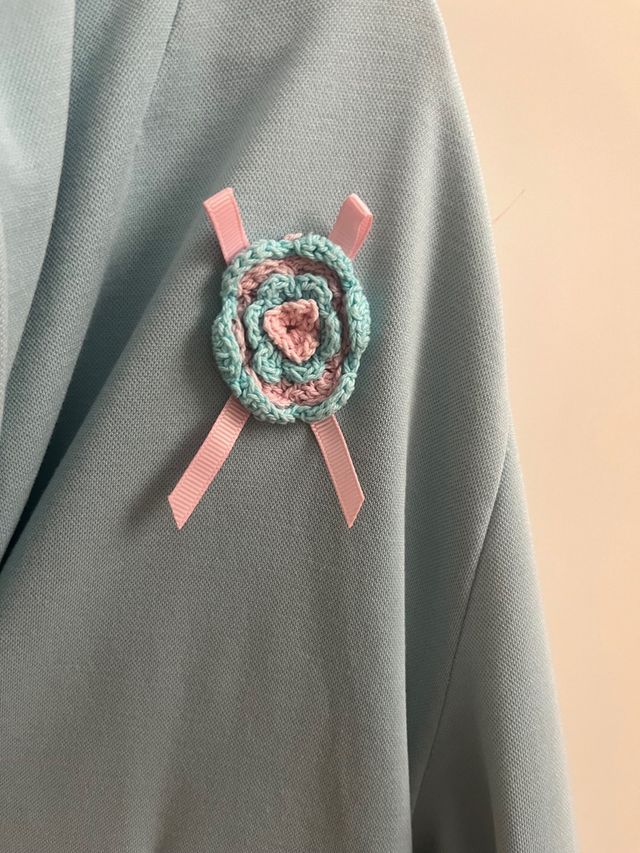 Blazer niña celeste