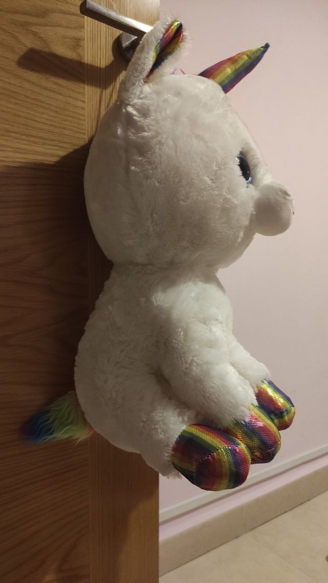 Peluche Unicornio arcoiris 50cm