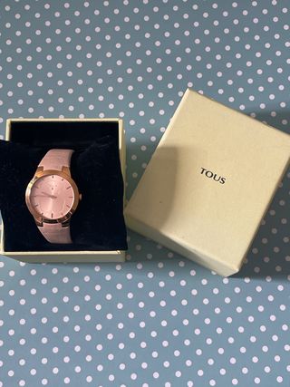 Reloj Tous dorado y rosa