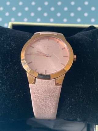 Reloj Tous dorado y rosa