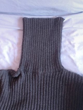 Jersey corto gris - Tacto suave
