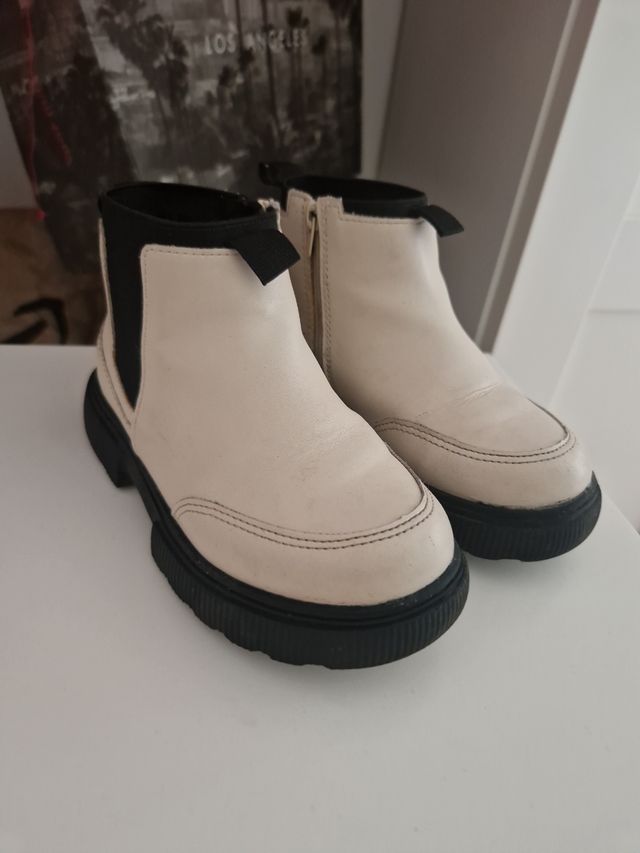 Botines niña Zara - Blancos