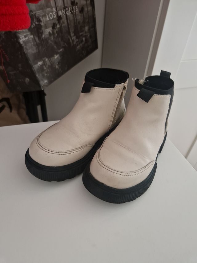 Botines niña Zara - Blancos