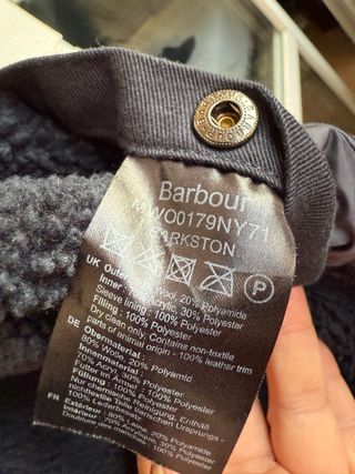 Chaqueta lana con forro interior BARBOUR talla XL 