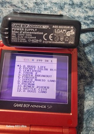 Game Boy Advance SP Rojo - Pokémon