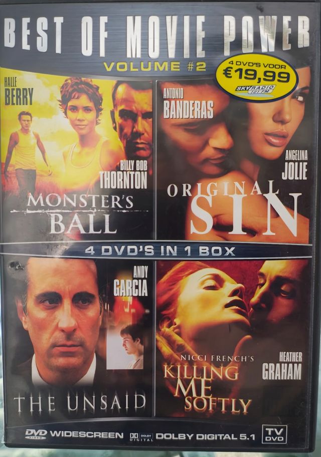 Pack DVD's: Monster's Ball, Original Sin...