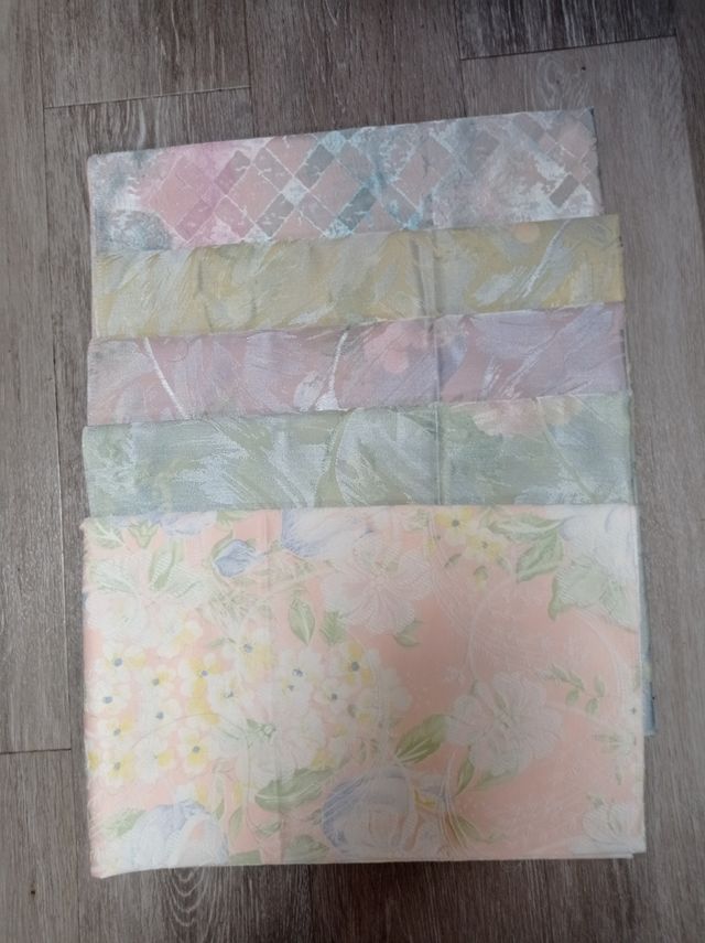 Retales Damasco - 5 piezas