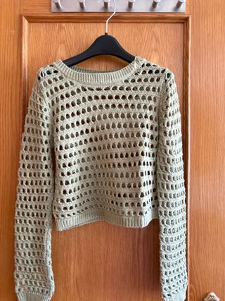 Jersey Stradivarius verde caqui - M