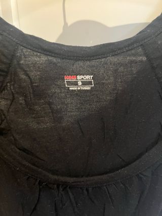 Camiseta HM Sport Negra - Talla S
