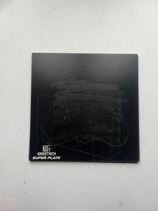 Piatto Geetech 3D - Vetro Nero