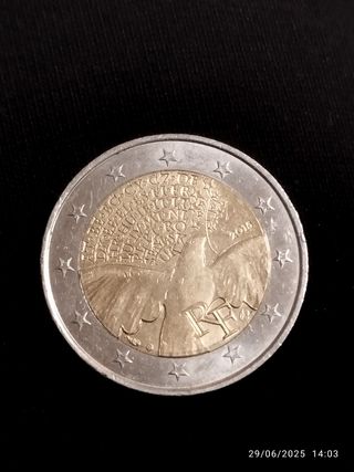 Monedas  conmemorativas 2€ Francia: 2007-2024