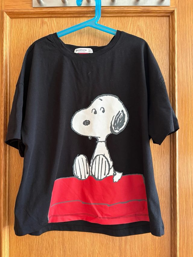 Camiseta Snoopy Stradivarius - Talla S