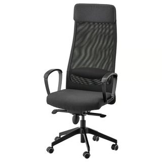 Silla giratoria Ikea Markus negra
