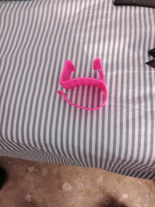 Muñequera Peluquería Rosa