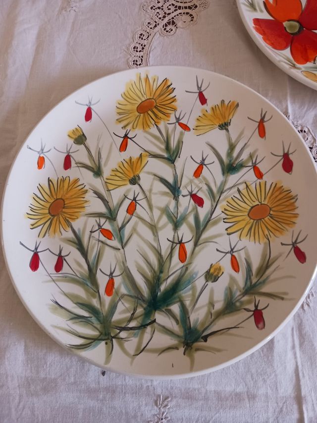 Piatti vintage floreali - Ceramica