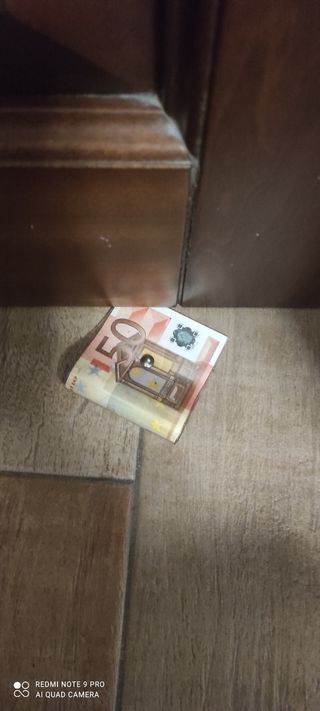 Bloccaporta finto denaro 50€