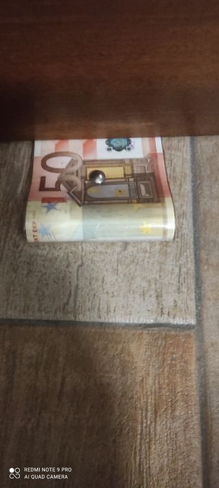 Bloccaporta finto denaro 50€