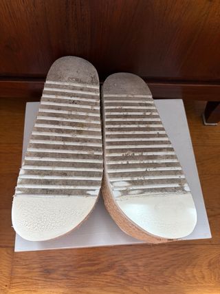 Sandalias plataforma esparto animal print 38