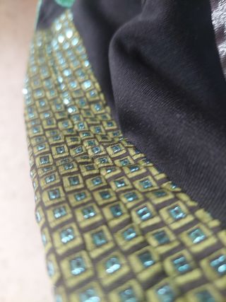 Vestido Desigual - Negro y Verde