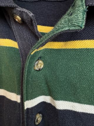 VINTAGE polo a rayas FRED PERRY talla L 