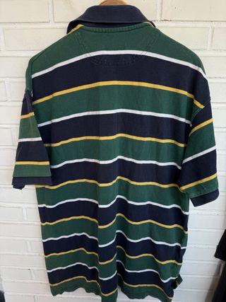 VINTAGE polo a rayas FRED PERRY talla L 