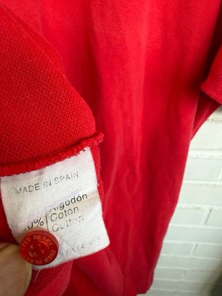 VINTAGE polo rojo FRED PERRY talla XL 