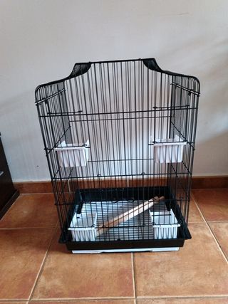 Jaula pájaros. Para periquitos, agapornis..