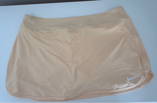Falda Nike Dri-FIT beige padel
