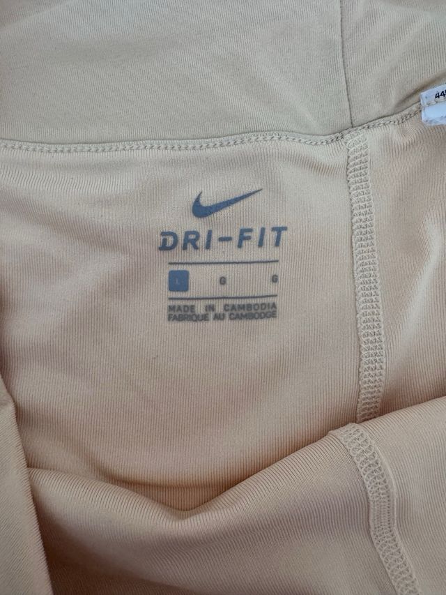 Saia Nike Dri-FIT bege padel