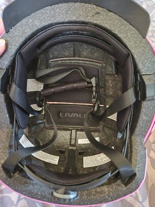 Casco protector bici Livall niña rosa
