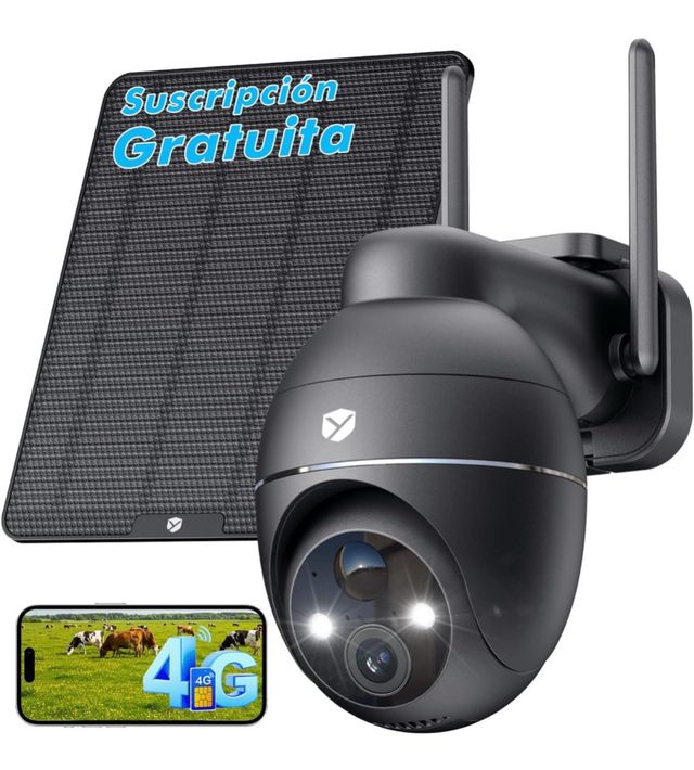 Cámara vigilancia 4G Solar