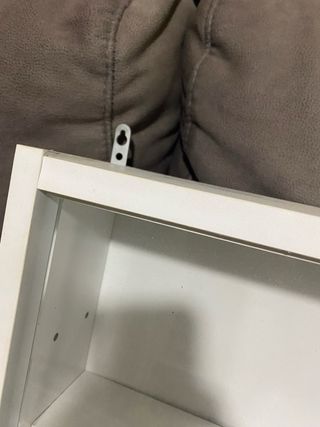 Vitrina blanca - Madera y cristal