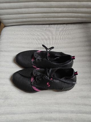 Zapatillas Baile Moderno Mujer Negras. Talla S.