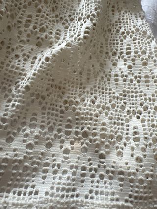 Top beige crochet bershka 