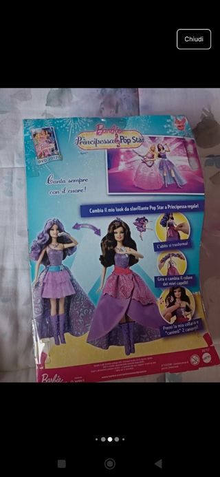 Barbie Principessa Pop Star Keira
