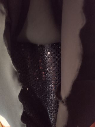Falda midi negra fiesta o evento 