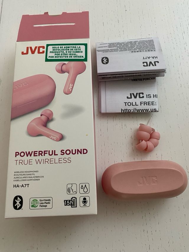 Auriculares inalámbricos JVC HA-A7T rosa