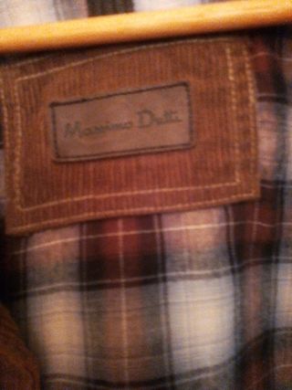 Cazadora pana marrón Massimo Dutti