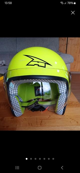 Casco moto jet axo YM