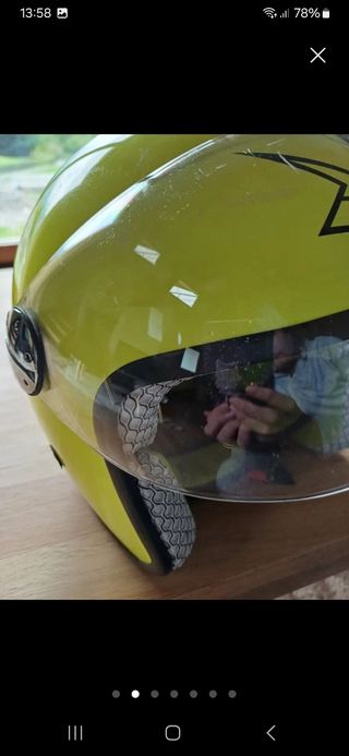 Casco moto jet axo YM