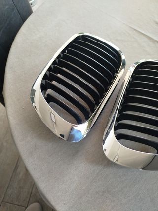 Rejillas cromadas para coche