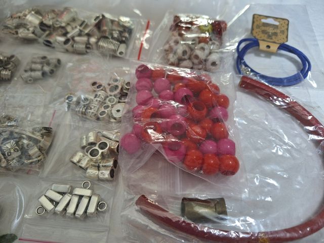 Abalorios bisutería plata