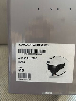 Casco Moto Airoh H.20 bianco