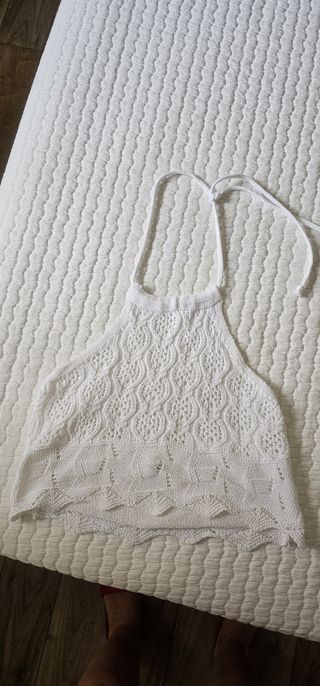 Top Brownie blanco - Talla única