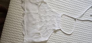 Top Brownie blanco - Talla única