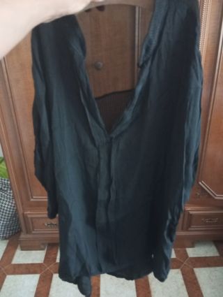 Maglia nera donna manica corta