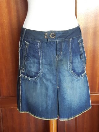 Falda vaquera azul - Mini
