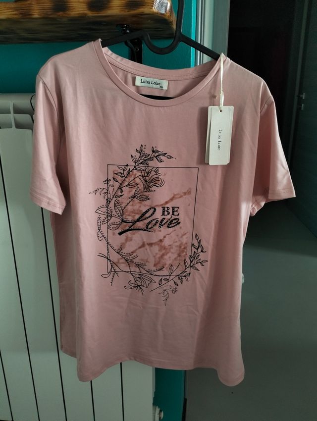 T-shirt rosa Luisa Loire nuova