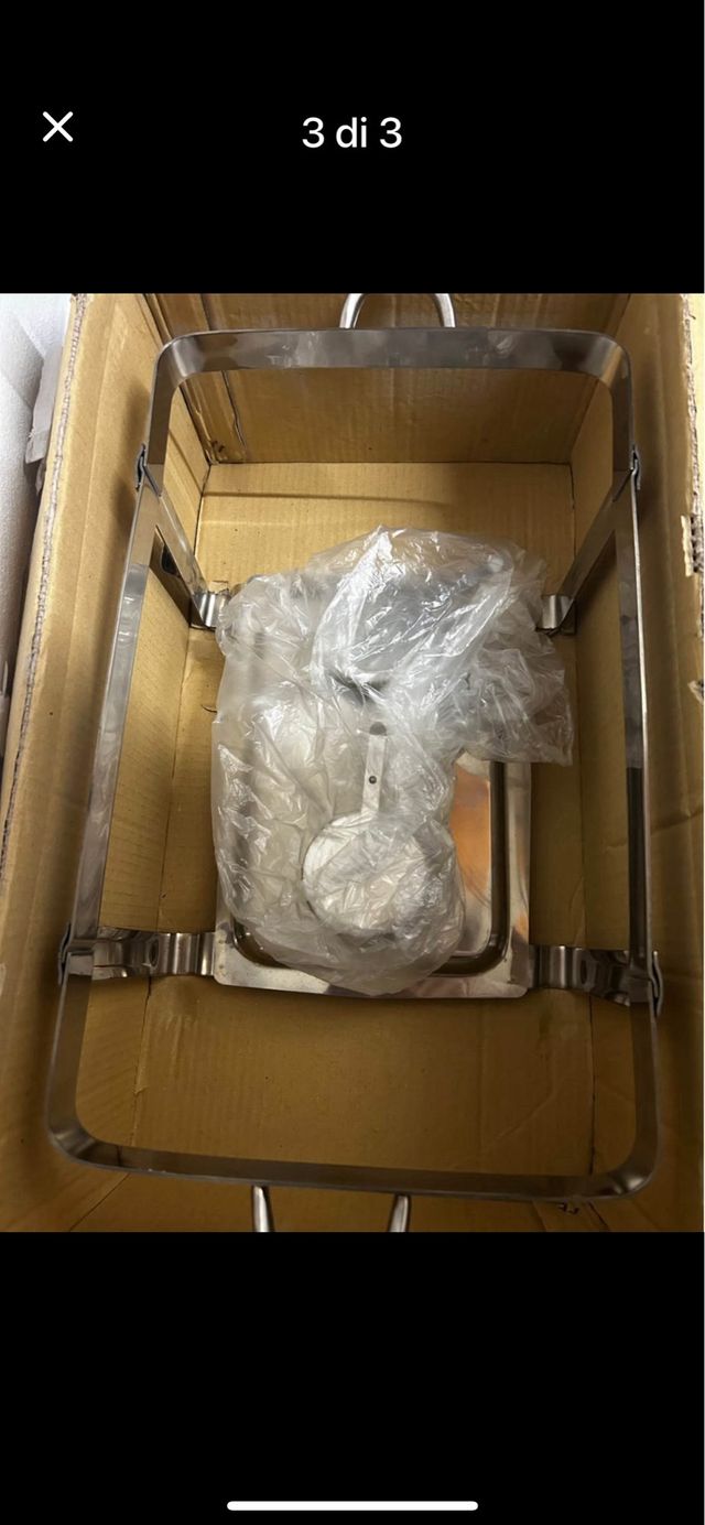 Scaldavivande inox, 2 vasche